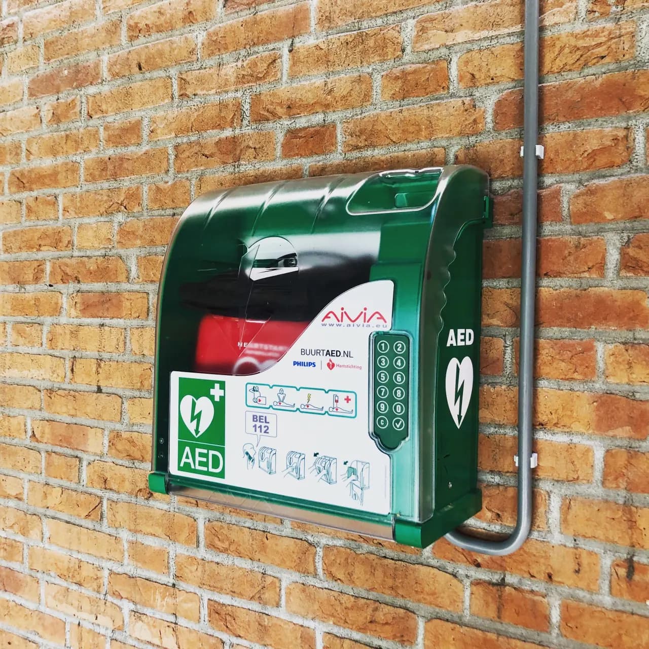 Installatie van een AED