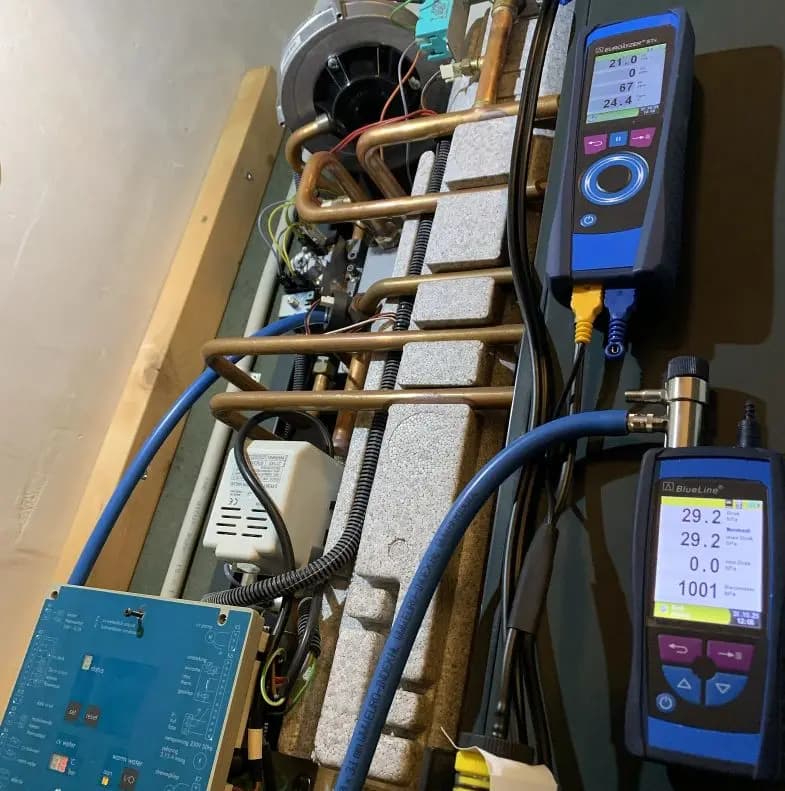 Onderhoud en metingen aan een installatie
